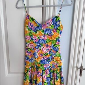 Zara Floral Mini Dress - Multicolor